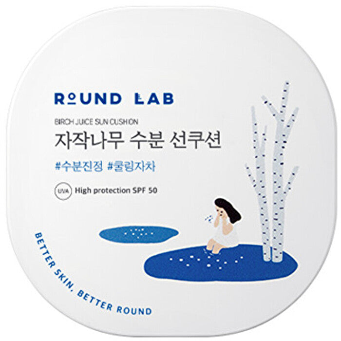 Round Lab Birch Juice Moisturizing Sun Cushion 15.0g