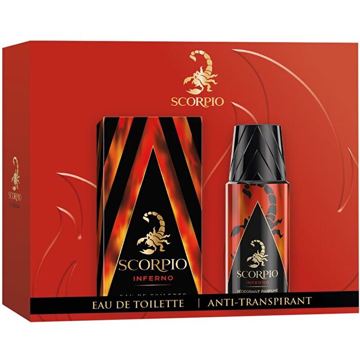 Scorpio Inferno Gift Set Eau De Toilette 75ml And Deospray 150ml 75ml