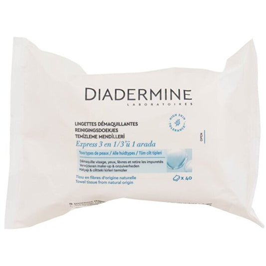 Diadermine Express Fresh 3-in-1 Cleansing Wipes 40.0ks
