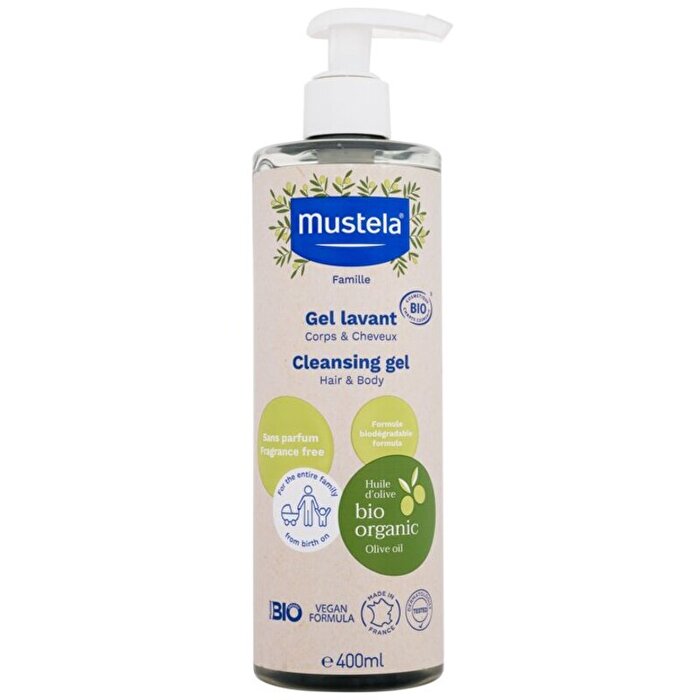 Mustela Bio Cleansing Gel Sprchový Gel 400ml