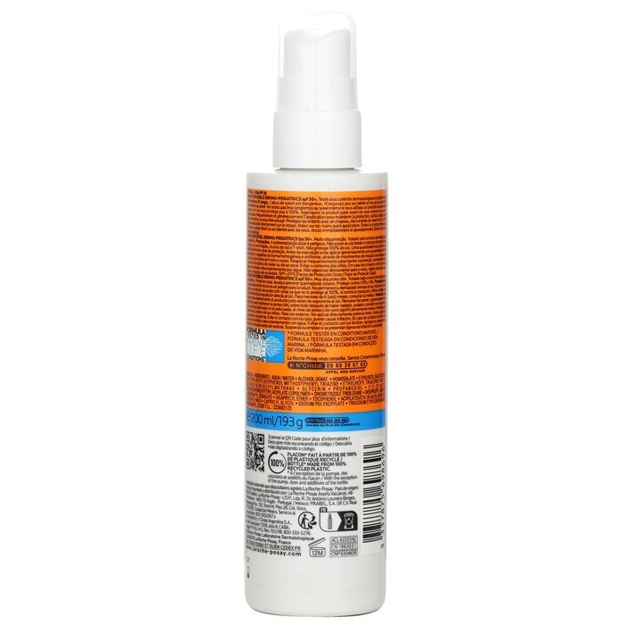 La Roche Posay Anthelios Children Sun Spray SPF 50+ - Non-Perfumed (Water Resistant) 200ml/6.7oz