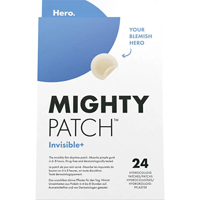 Hero. Mighty Patch Invisible+ Hydrocolloid Patches 24 Pcs