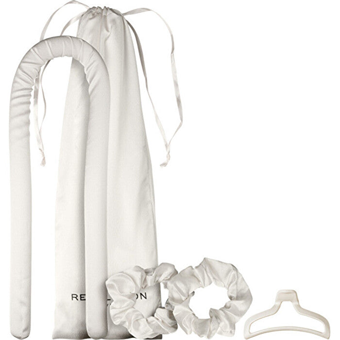 Makeup Revolution Curl Enhance Satin Curling Ribbon Ivory - Hair Curling Set