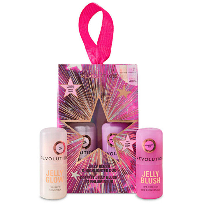 Makeup Revolution Jelly Blush & Highlighter Set - Gift Set