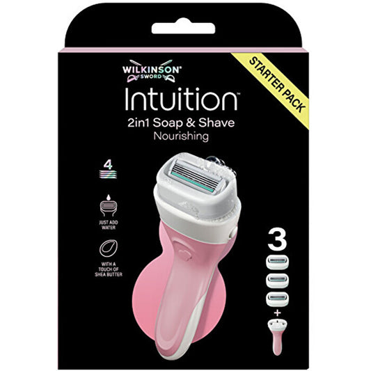 Wilkinson Sword Soap And Shave Nourishing 2in1 - Holicí Strojek & 3 Hlavice