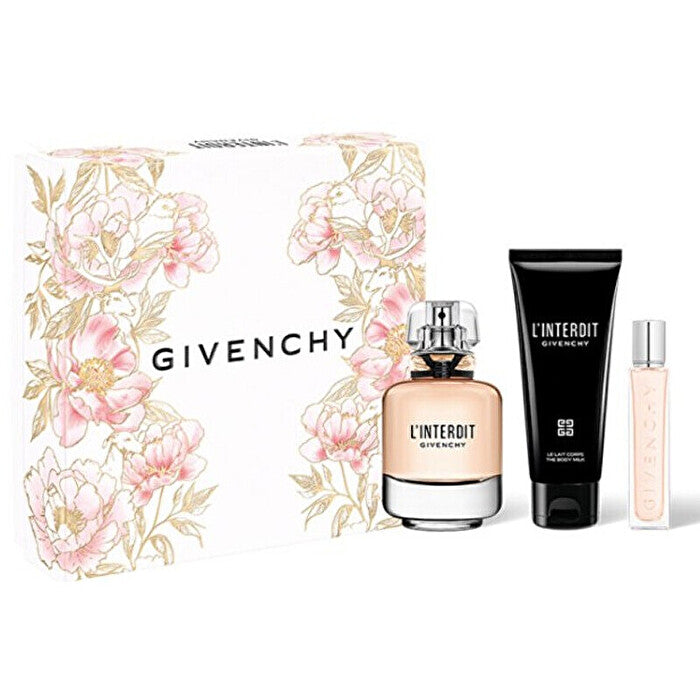 Givenchy L´ Interdit Gift Set Eau De Parfum 80ml Body Lotion 75ml And Miniature Eau De Parfum 12.5ml 80ml