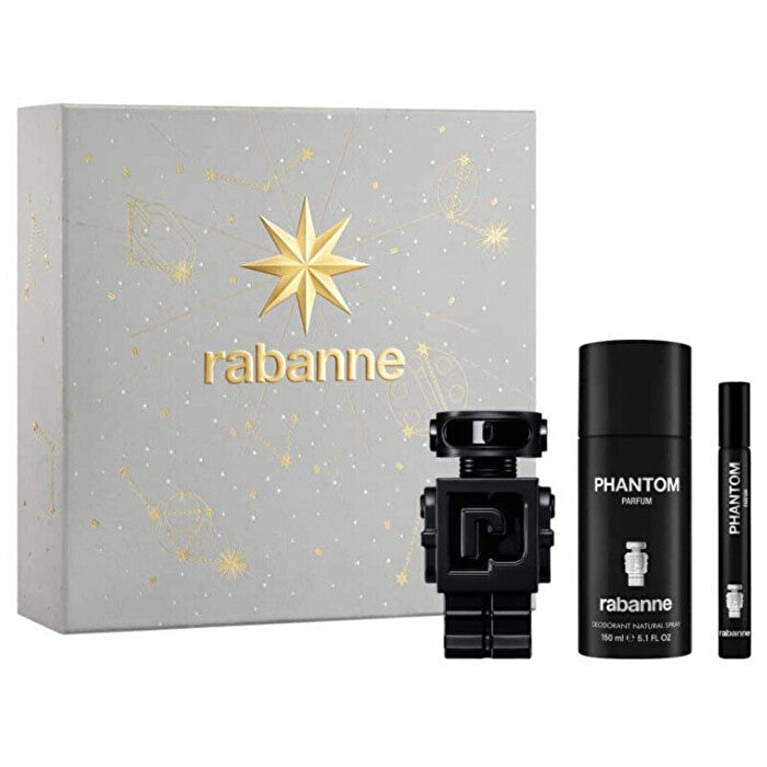 Paco Rabanne Phantom Dárková Sada Parfum 50ml Deospray 150ml A Miniaturka Parfum 10ml 50ml