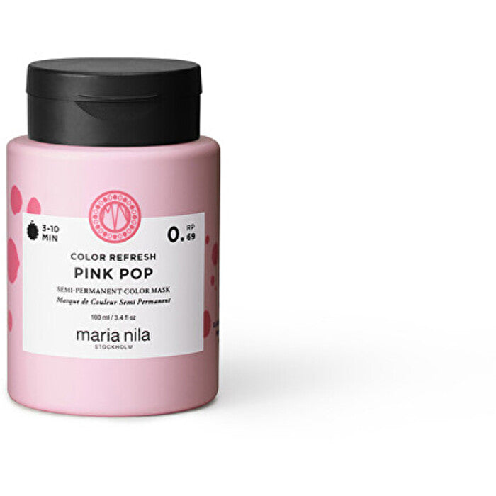 Maria Nila Colour Refresh Pink Pop Mask 0.69 - Tónovací Maska 100ml