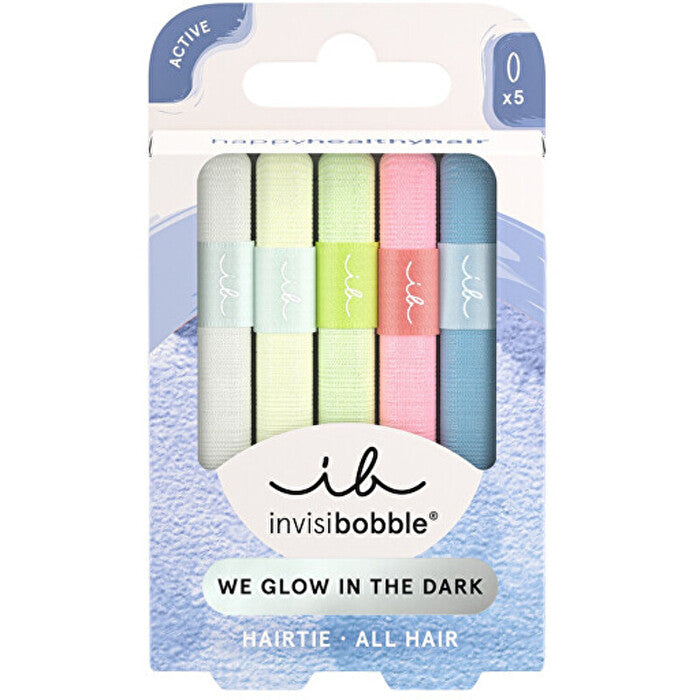 Invisibobble Hairtie Glow In The Dark - Gumička Do Vlasů ( 5 Ks )