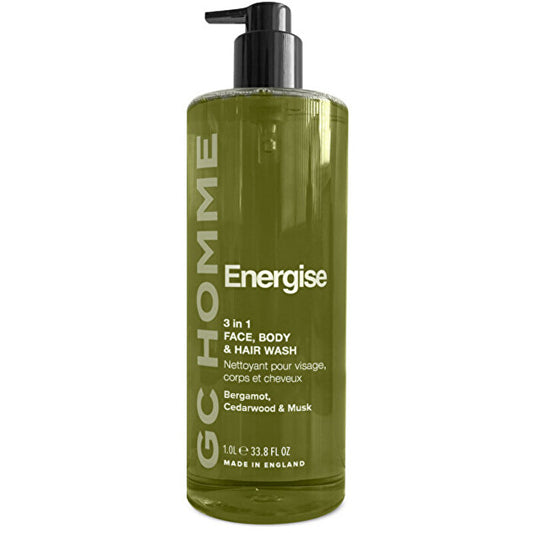 Grace Cole Homme Energise Body Wash ( Bergamot Cedr & Mošus ) - Mycí Gel 3v1 1000ml
