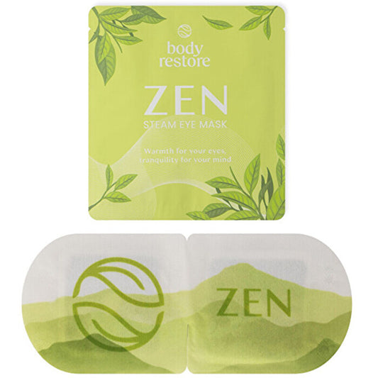 Body Restore Zen Steam Eye Mask ( Zelený čaj ) - Samozahřívací Maska Na Oční Okolí 5.0ks