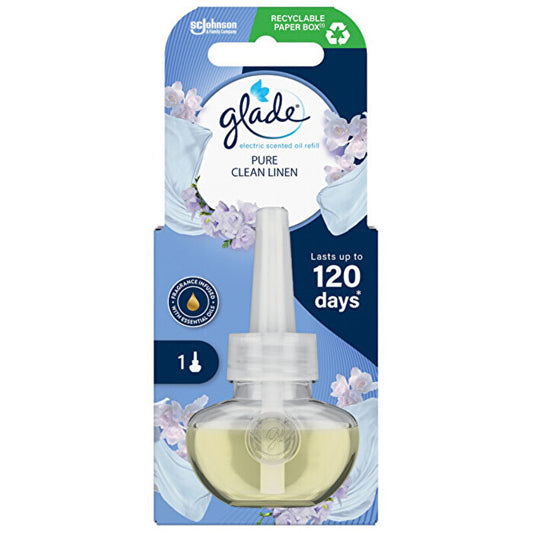 Glade Pure Clean Linen Refill - Náplň Do Elektrickeho Osvěžovače Vzduchu 20ml