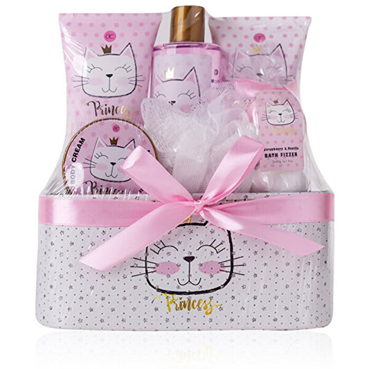 Accentra Princess Kitty Gift Box - Dárková Sada V Třpytivem Košíku