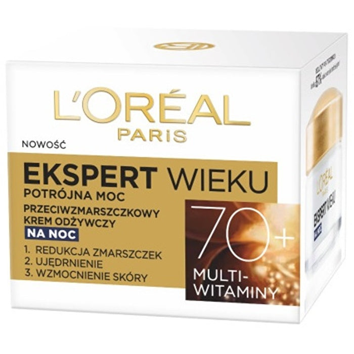 L´Oreal Age Specialist 70+ Nourishing Anti-wrinke Night Cream - Noční Krem Proti Vráskám 50ml