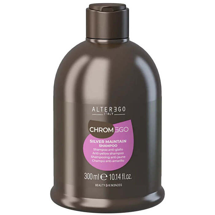 Alter Ego Chromeego Silver Maintain Anti-yellow Shampoo - Neutralizující šampon Pro Platinově Blond A šedive Vlasy 300ml