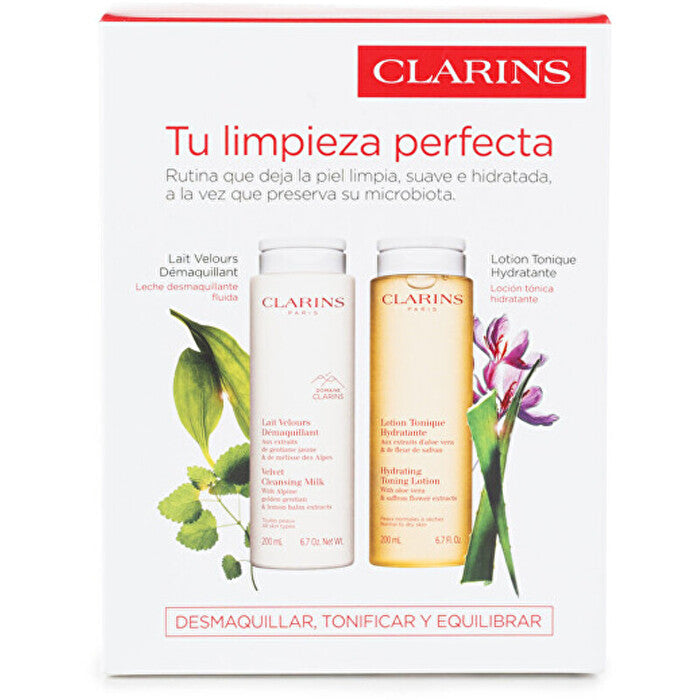 Clarins Lotion Tonique Hydratante Set - Dárková Sada Pleťove Peče