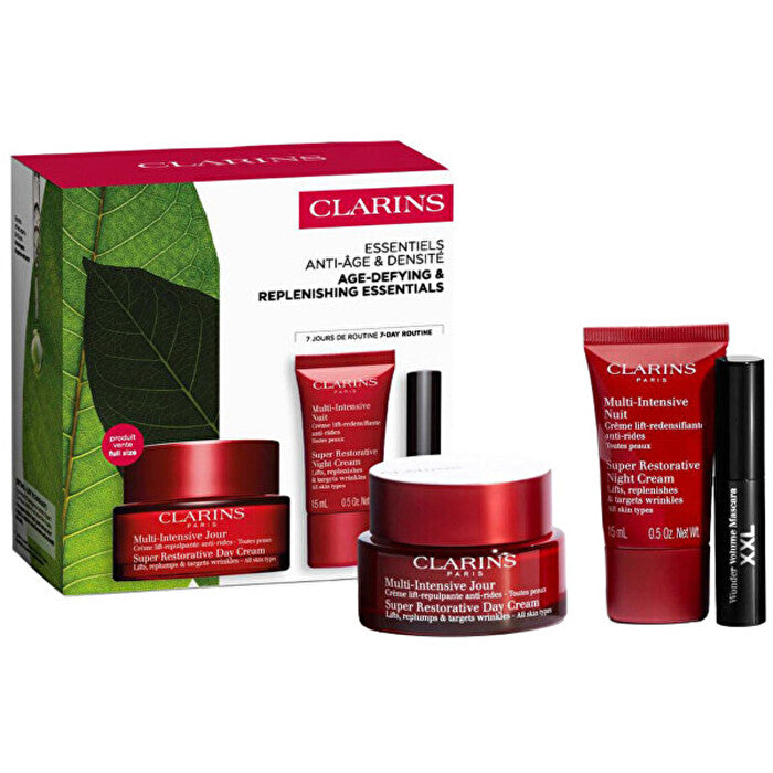 Clarins Age-defying & Replenishing Essentials Set - Dárková Sada