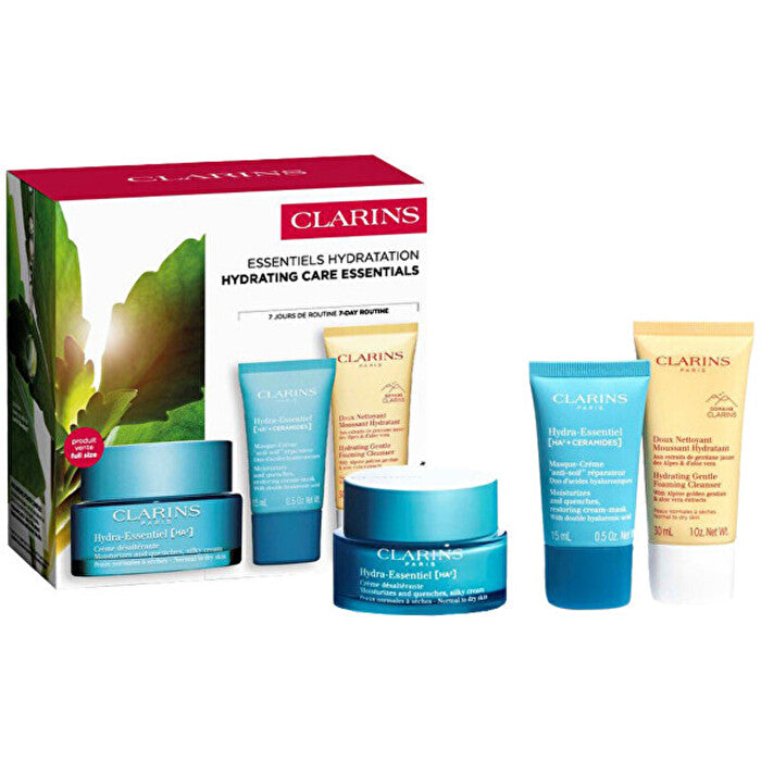 Clarins Hydrating Care Essentials Set - Dárková Sada Pleťove Peče