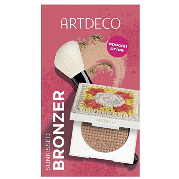 Artdeco Bronzing Powder St. Tropez & Powder Brush Set - Sada Bronzeru A štětce