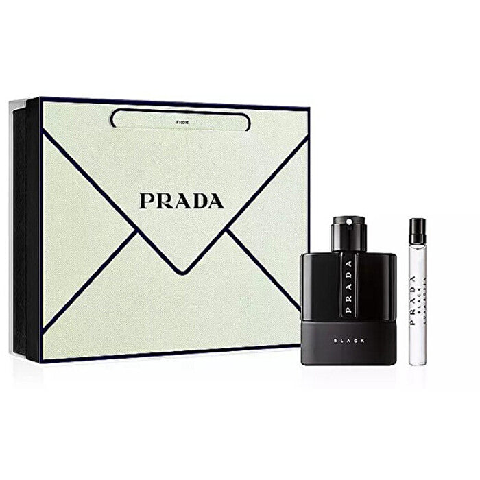 Prada Luna Rossa Black Dárková Sada Eau De Parfum 100ml A Miniaturka Eau De Parfum 10ml 100ml