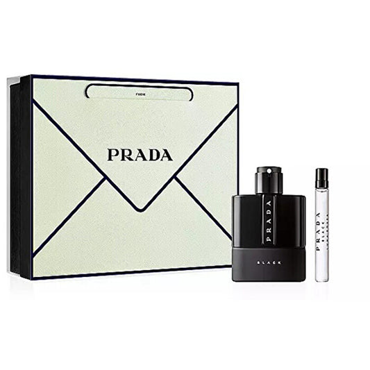 Prada Luna Rossa Black Dárková Sada Eau De Parfum 100ml A Miniaturka Eau De Parfum 10ml 100ml