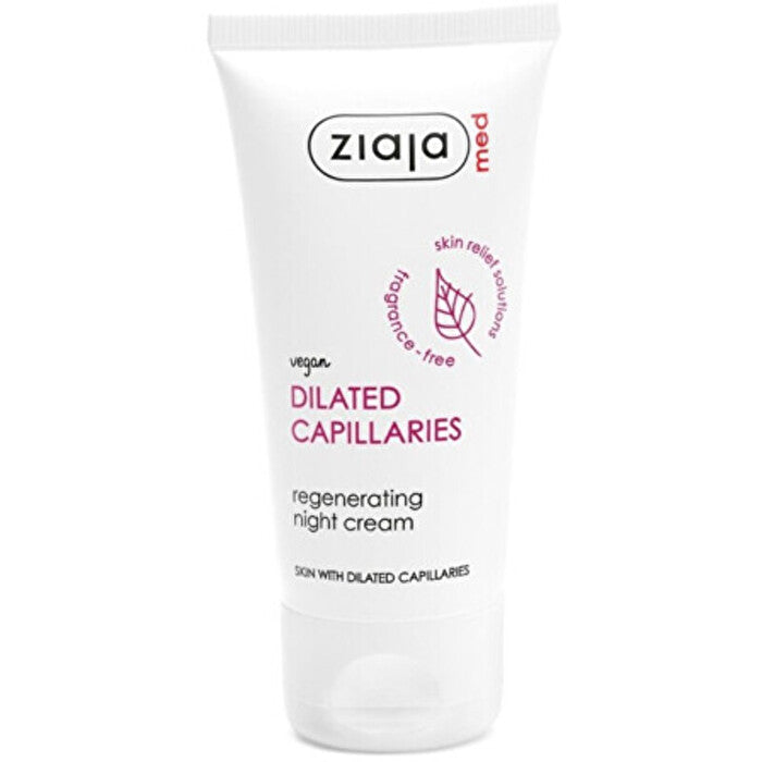 Ziaja Dilated Capillaries Regenerating Night Cream - Noční Krem 50ml