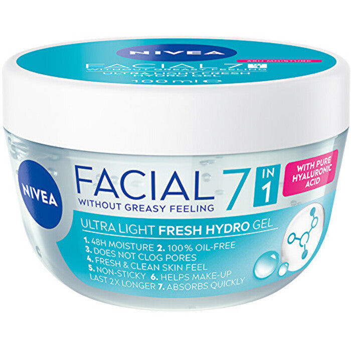 Nivea Facial Hydro Gel Fresh - Osvěžující Pleťový Gel 100ml