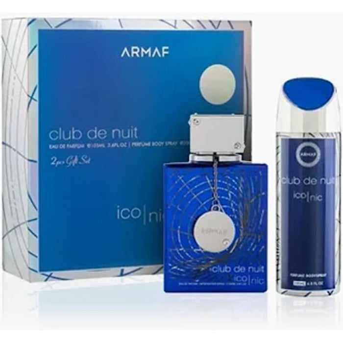 Armaf Club De Nuit Blue Iconic Dárková Sada Eau De Parfum 105ml A Tělový Sprej 200ml 105ml