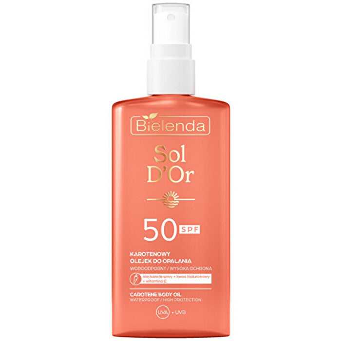Bielenda Carotene Body Oil Spf 50 - Opalovací Tělový Olej 150ml