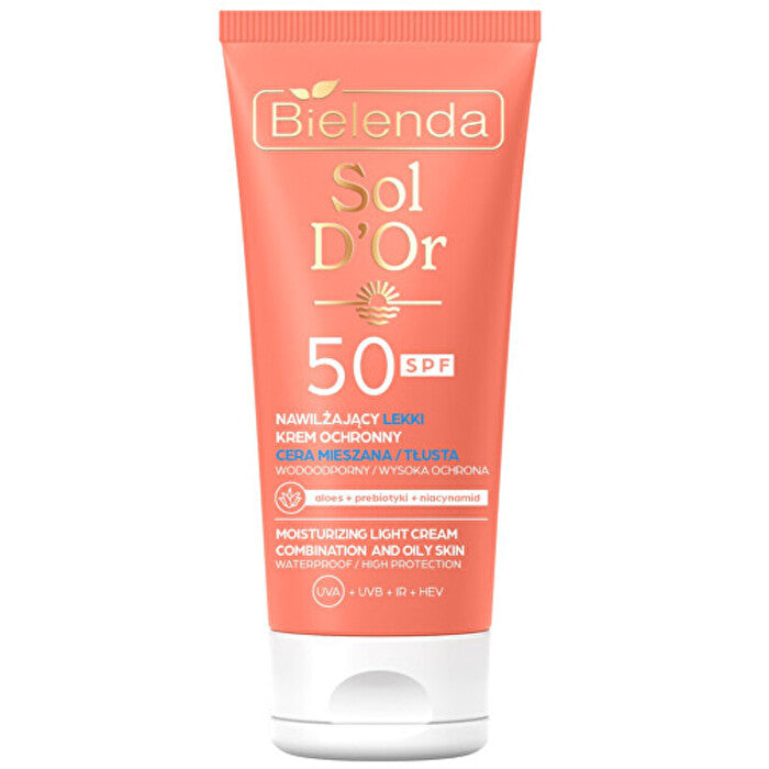 Bielenda Moisturizing Light Cream Spf 50 - Ochranný Krem Na Obličej 50ml