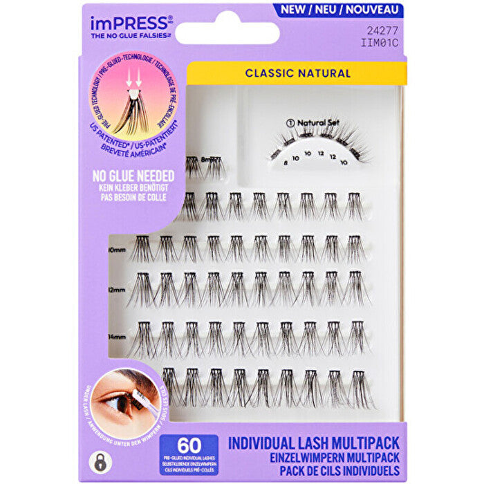 Kiss My Face Impress Individual Lash Multipacks 01 - Trsove řasy
