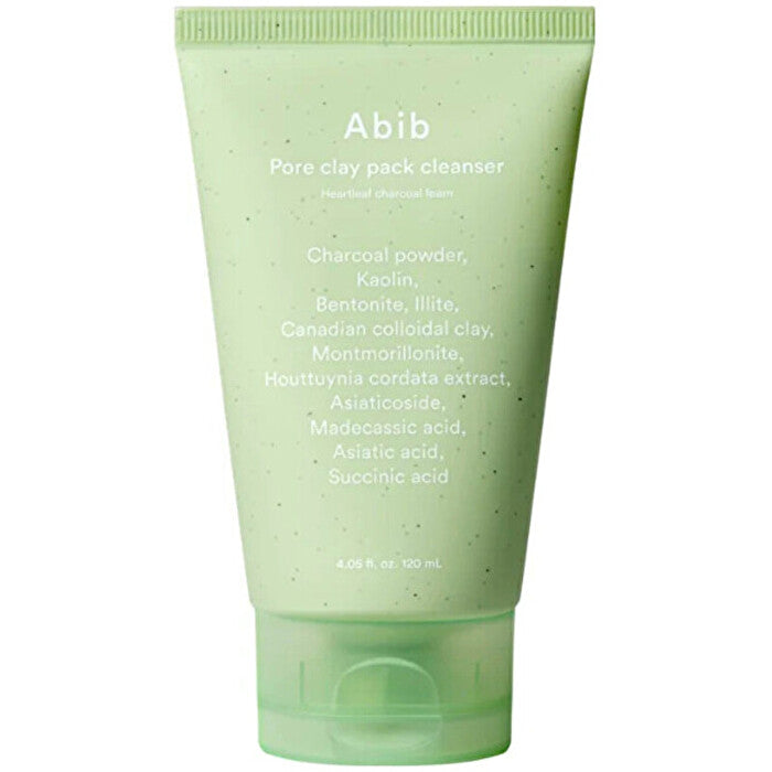 Abib Pore Clay Pack Cleanser Heartleaf Charcoal Foam - Čisticí Pěna 120ml
