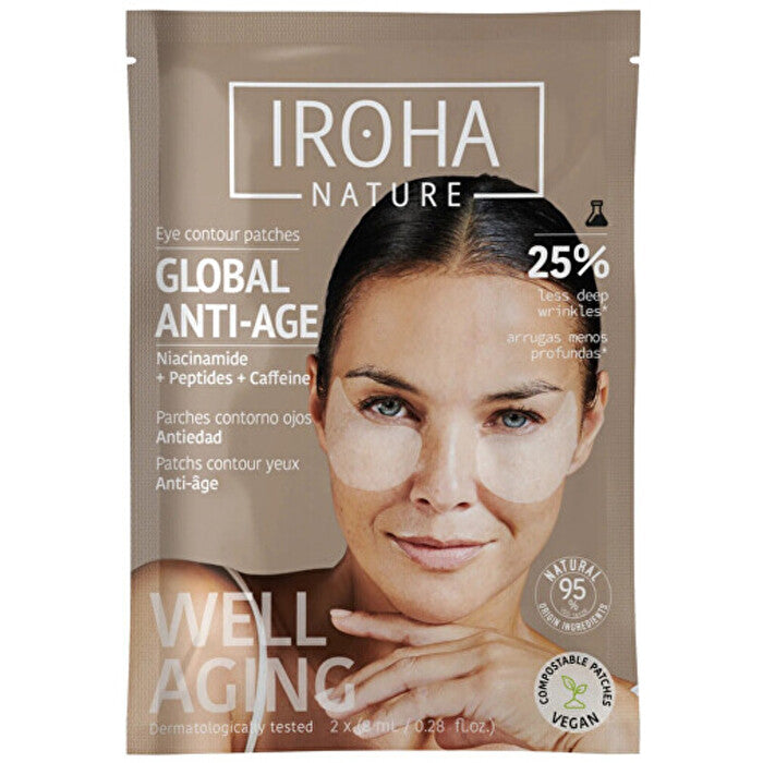 Iroha Eye Contour Patches ( 2x 8ml ) - Polštářky Pod Oči Proti Stárnutí 8ml