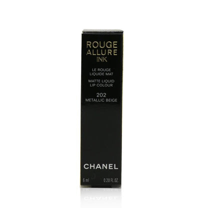 Chanel Rouge Allure Ink Matte Liquid Lip Colour #202 Metallic Beige 6ml