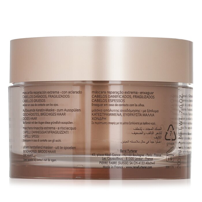 Rene Furterer Absolue K��ratine Renewal Care Ultimate Repairing Mask (Damaged, Over-Processed Thick Hair) 200ml/7oz