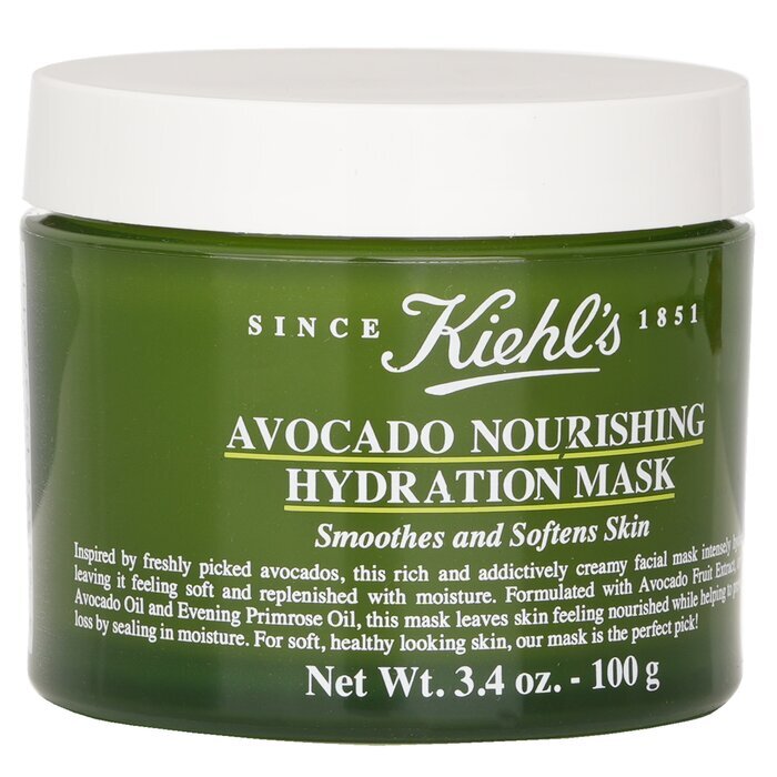 Kiehl's Avocado Nourishing Hydration Mask Smoothes And Softens Skin 100g