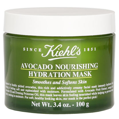 Kiehl's Avocado Nourishing Hydration Mask Smoothes And Softens Skin 100g