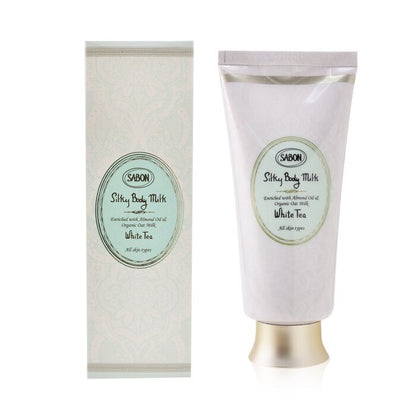 Sabon Silky Body Milk - White Tea 200ml/7oz