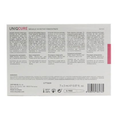 Skeyndor Uniqcure Wrinkle Inhibiting Concentrate Set 7x 2ml 14ml