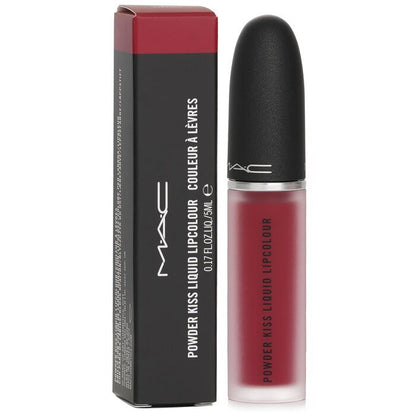 MAC Powder Kiss Liquid Lipcolour - # 975 Ruby Boo 5ml/0.17oz