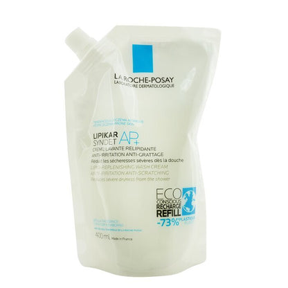 La Roche Posay Lipikar Syndet AP+ Lipid Replenishing Cream Wash Eco-Refill 400ml/13.3oz