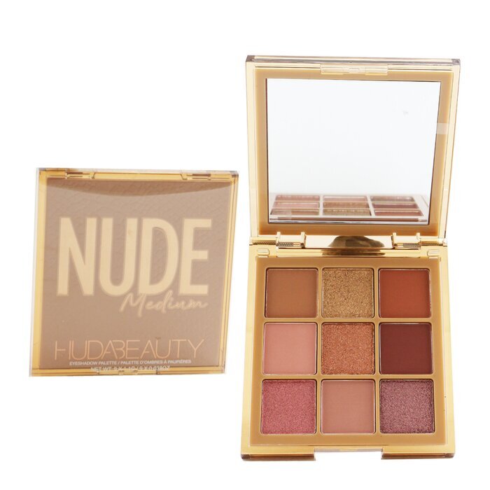 Huda Beauty NUDE Obsessions Eyeshadow Palette (9x Eyeshadow) - # Medium 9x1.1g/0.038oz