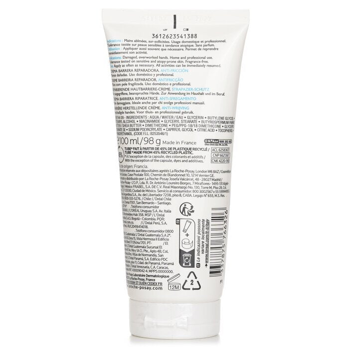 La Roche Posay Cicaplast Mains Barrier Repairing Cream for Hands 100ml/3.3oz