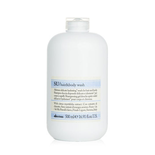 Davines SU Hair & Body Wash (Salon Size) 500ml/16.91oz