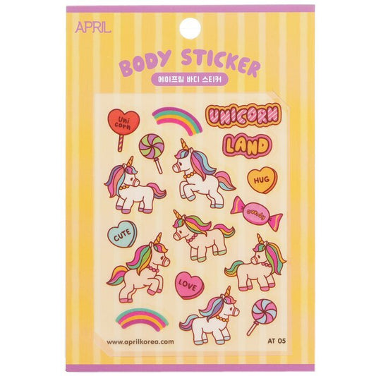April Korea April Body Sticker - # AT 05 1pc