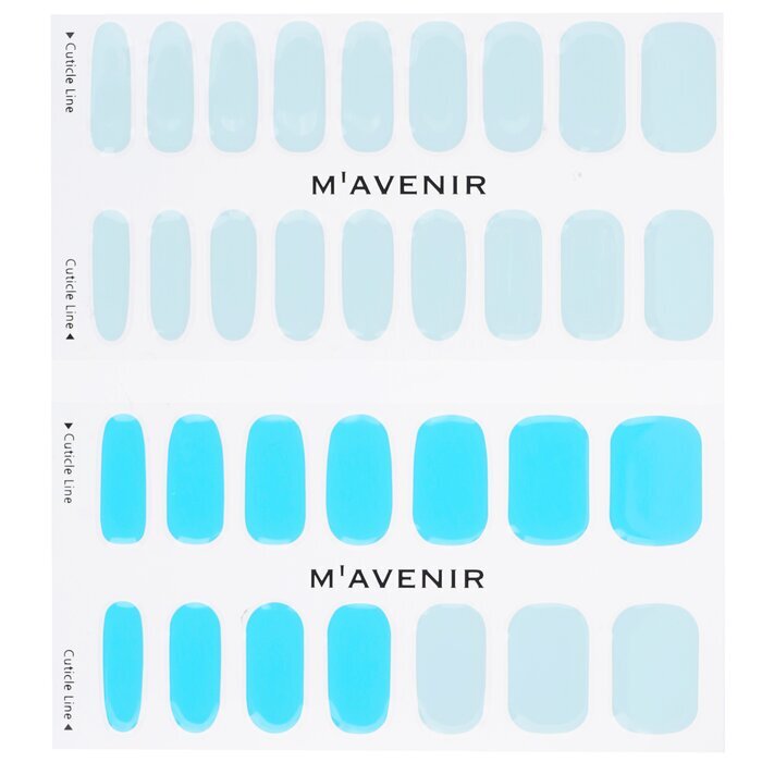 Mavenir Nail Sticker (Blue) - # Swimming Pool Nail 32pcs