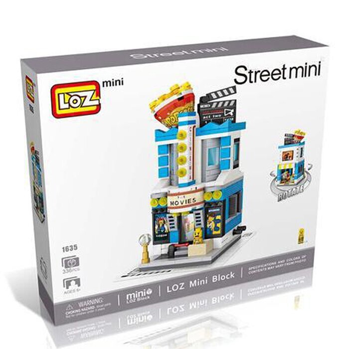 LOZ Mini Blocks - Theater Building Bricks Set 19.5 x 16.5 x 4