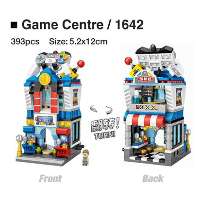 LOZ Street Series - Games Shop Building Bricks Set 19.5x16.5x4.5cm