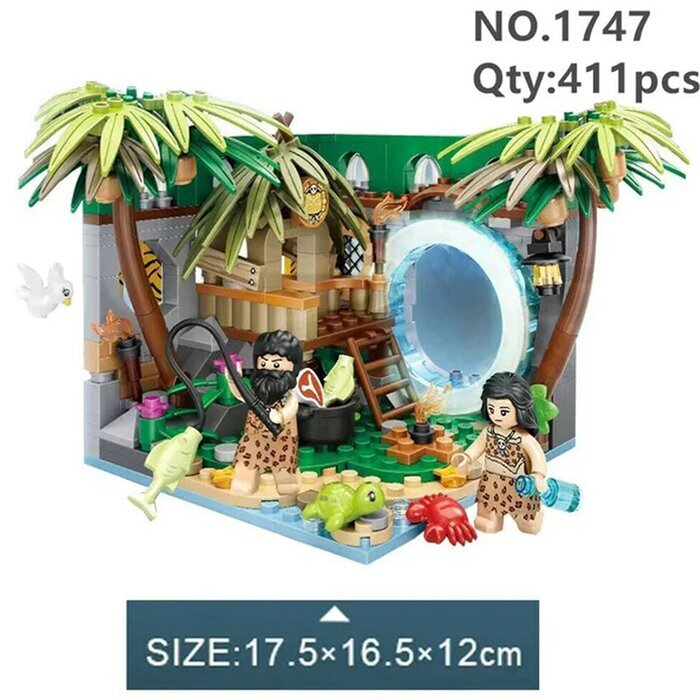 LOZ Multiverse Time Travel Series - 10,000 Years Ago Building Bricks Set 18x13.8x8cm