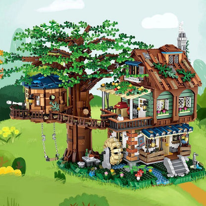 LOZ Mini Blocks - Tree House Building Bricks Set 41 x 28 x 11 cm